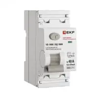 Выключатель дифференциального тока ВД-100N 2P 40А 30мА тип AC эл-мех 6кА PROXIMA EKF в Москве Выключатель дифференциального тока ВД-100N 2P 40А 30мА тип AC эл-мех 6кА PROXIMA EKF - foto